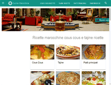 Tablet Screenshot of cucina-marocchina.com